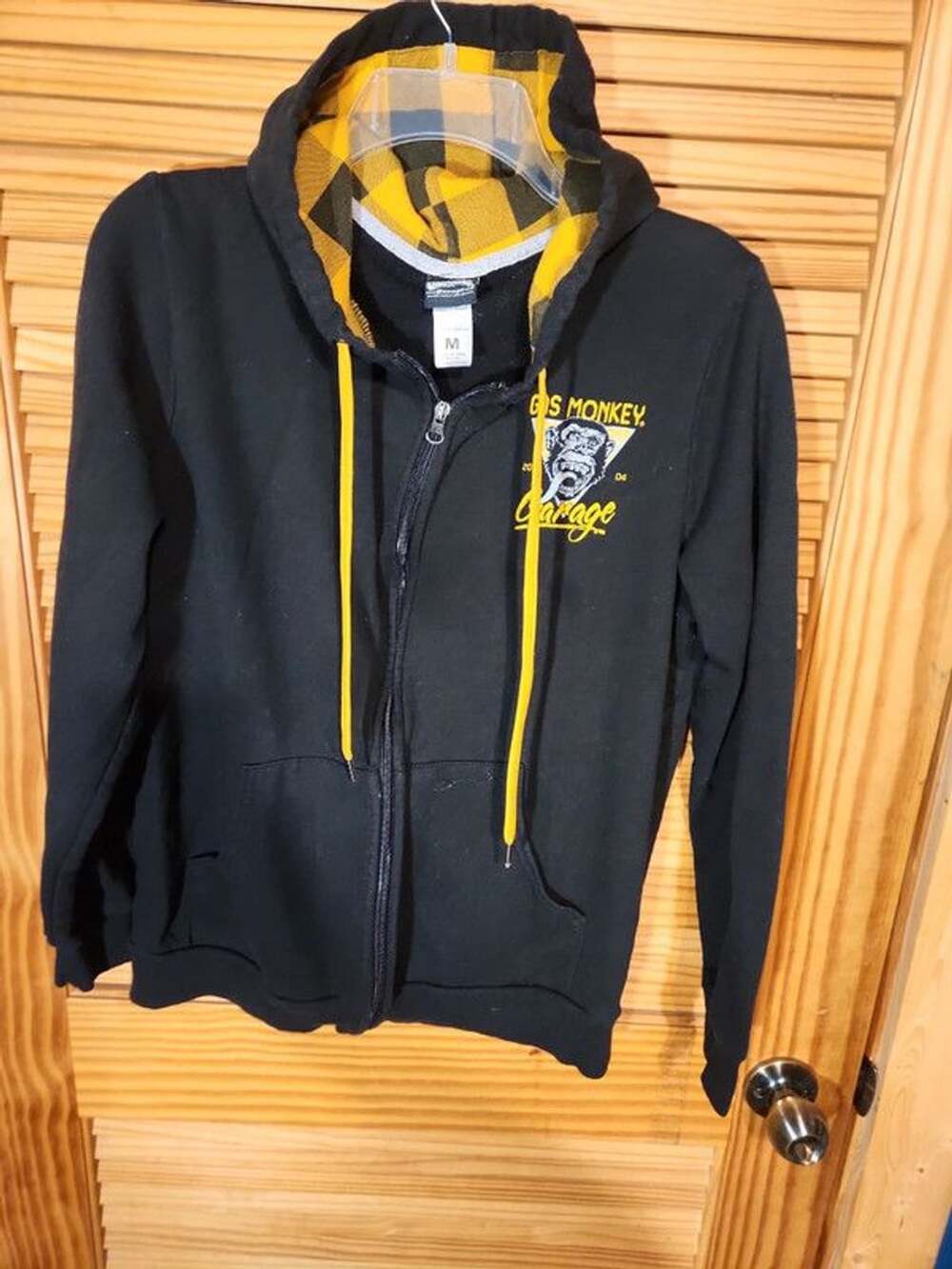 Gas Monkey Garage Men's Medium Full Zip Hoodie size medium